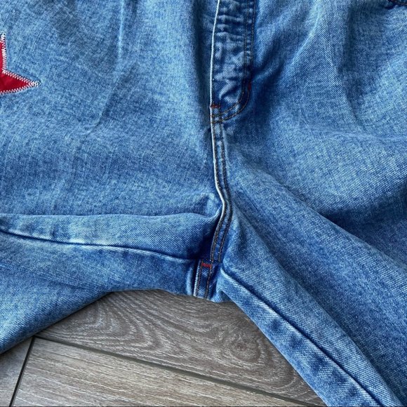 Vintage Patchwork Mom Jeans | Hollywood, The Jean People - Picture 4 of 16